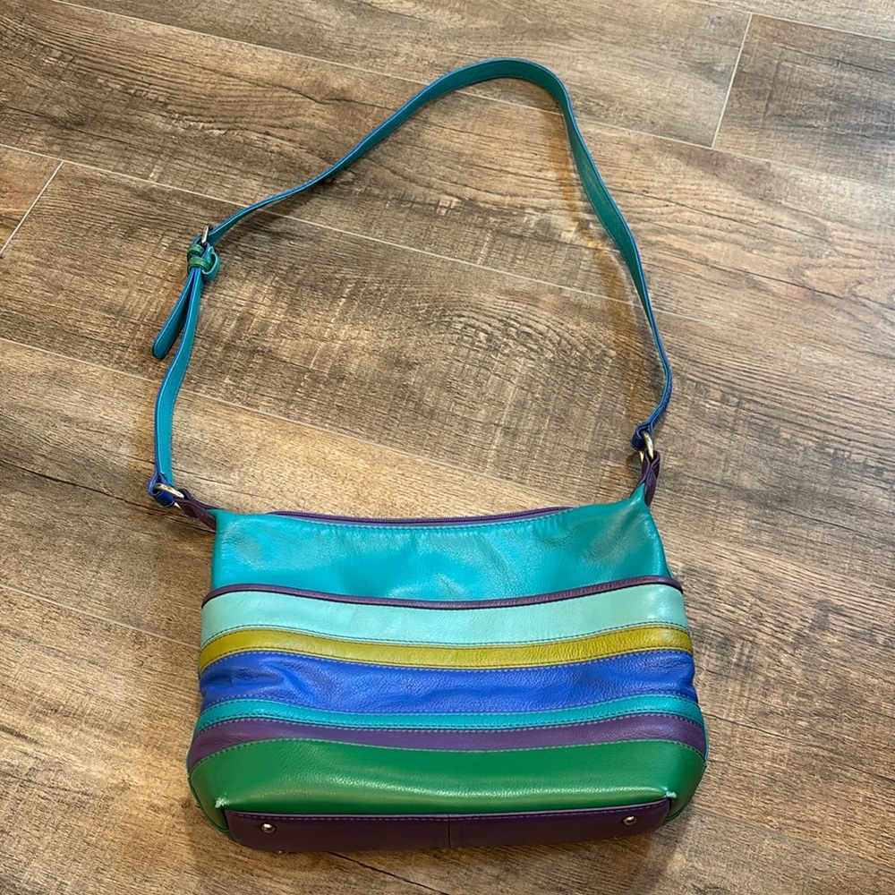 ili‎ New York genuine leather purse women’s crossbody